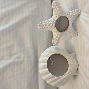 Beachy coastal tabletop picture frames